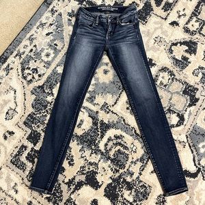 American Eagle super stretch, super low jegging